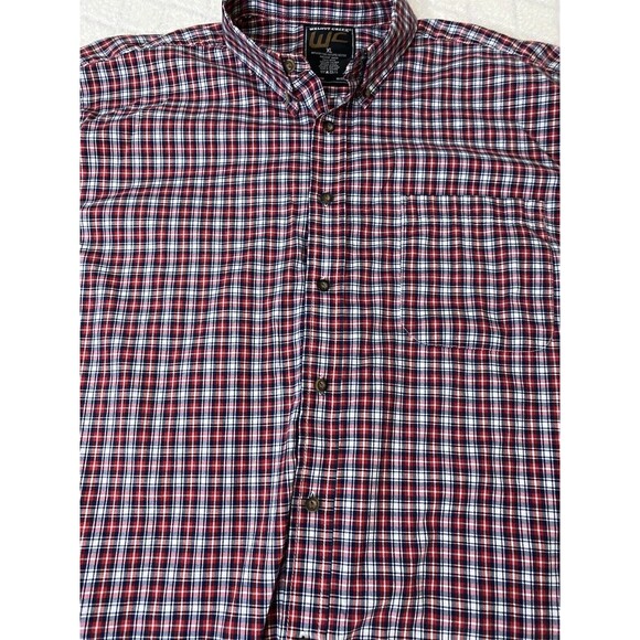 Walnut Creek Men’s Red Check Short Sleeve button up shirt Size XL - Picture 6 of 16